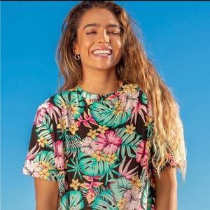 NWT Sommer Ray’s Oversized Tropical Tee - Limited Edition